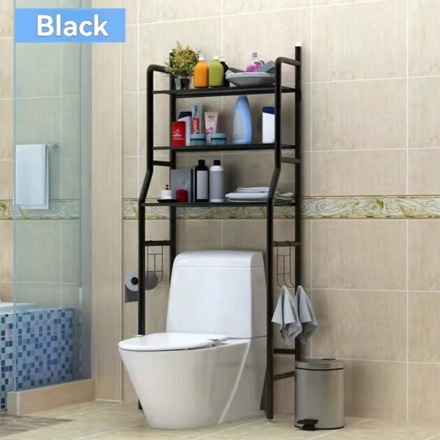 رفّ تخزين فوق المرحاض –